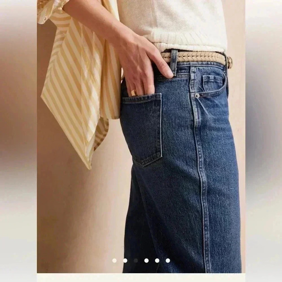 Banana Republic slouch, straight Leg Jeans sz 12 P - Picture 6 of 8